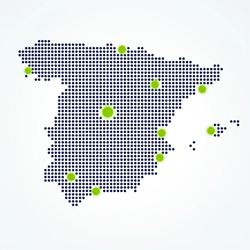 Mapa de presencia Advans